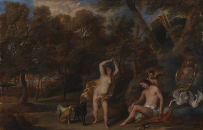 Venus beklagt den getöteten Adonis von Frans Wouters