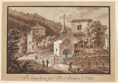 Schweizer Aussicht von Frans Xaver Triner