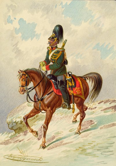 Soldat zu Pferd von Franz Gerasch