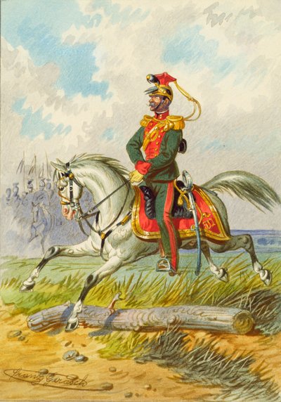 Soldat zu Pferd von Franz Gerasch