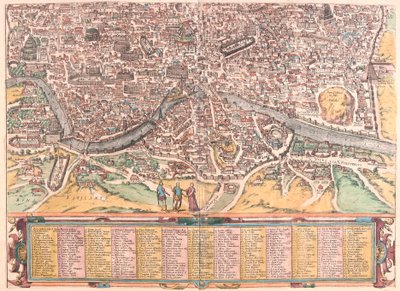 Antikes Rom, Teil B, Italien (Gravur) von Franz Hogenberg