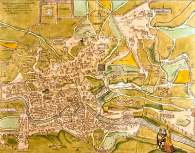 Ansicht von Rom, Italien von Franz Hogenberg