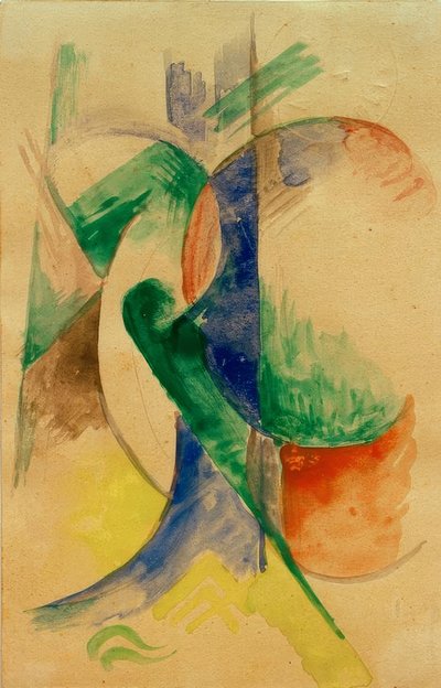 Abstrakte Komposition von Franz Marc