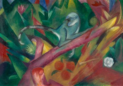 Das Äffchen von Franz Marc