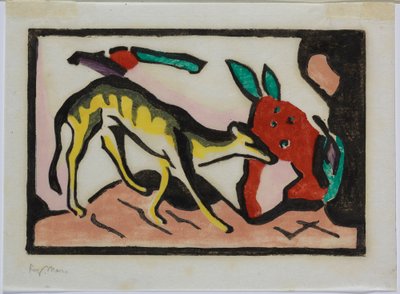 Fabeltier von Franz Marc
