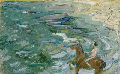 Reiter am Strand von Franz Marc
