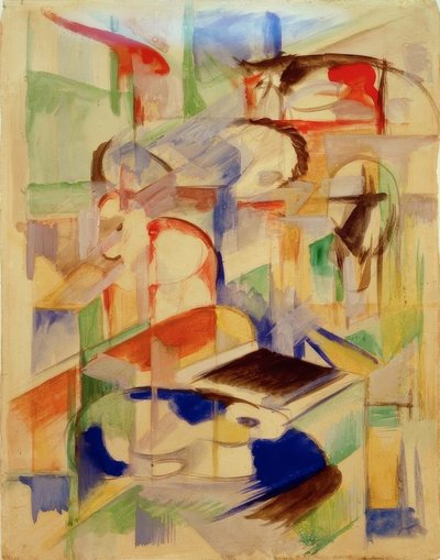 Tierkomposition von Franz Marc