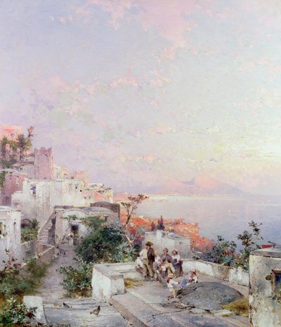 Posilipo, Neapel von Franz Richard Unterberger