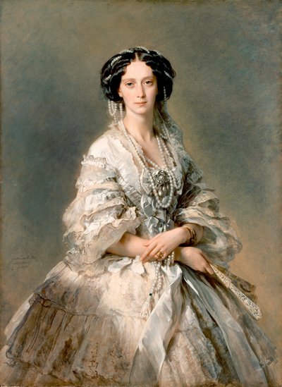 Porträt von Maria Alexandrowna, 1857 von Franz Xaver Winterhalter