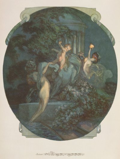 Zentaur, Nymphen und Amor von Franz von Bayros (1866 1924)