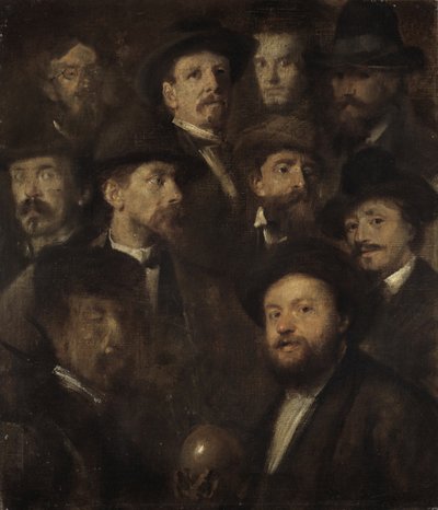 Kegelgesellschaft – Zehn Künstlerporträts von Franz von Lenbach