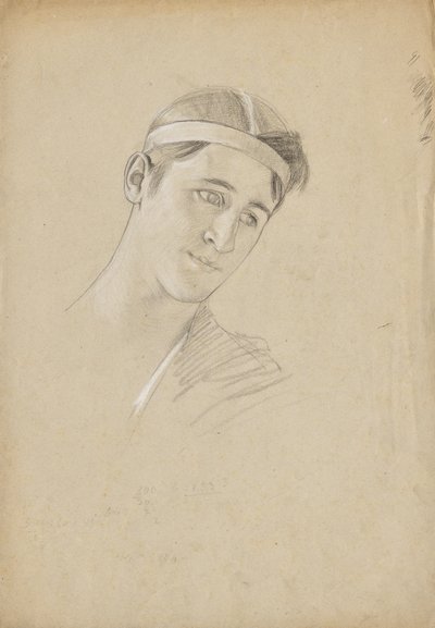 Kopfstudie zu Achilles von Franz von Matsch