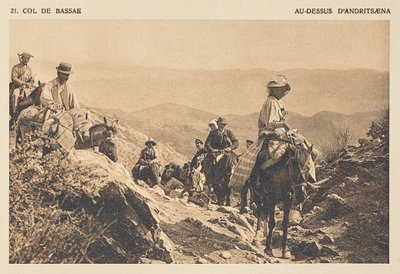 Col de Bassæ. Über Andritsæna von Frédéric Boissonnas