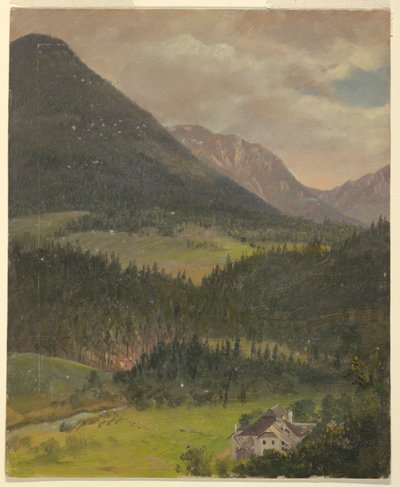 Landschaft der Bayerischen Alpen von Frederic Edwin Church