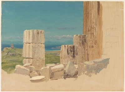 Gebrochene Säulen, Blick vom Parthenon von Frederic Edwin Church
