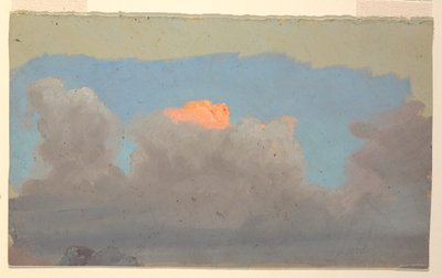 Wolkenstudie von Frederic Edwin Church