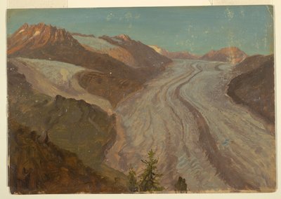 Großer Aletschgletscher, Schweiz von Frederic Edwin Church