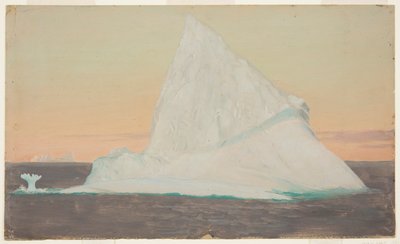 Eisberg und Eisblume von Frederic Edwin Church