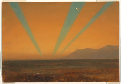 Landschaft mit Sonnenuntergang von Frederic Edwin Church