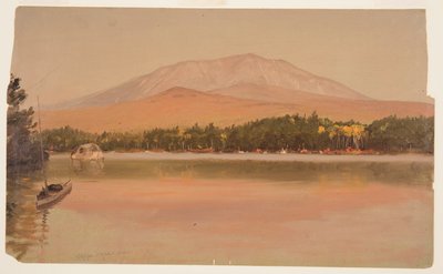 Mt. Katahdin vom Togue Pond von Frederic Edwin Church