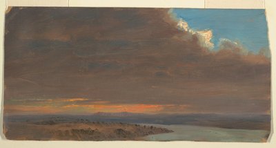 Sonnenuntergang, Hudson Valley, New York von Frederic Edwin Church