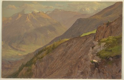 Der Goell und Watzmann, nahe Berchtesgaden von Frederic Edwin Church
