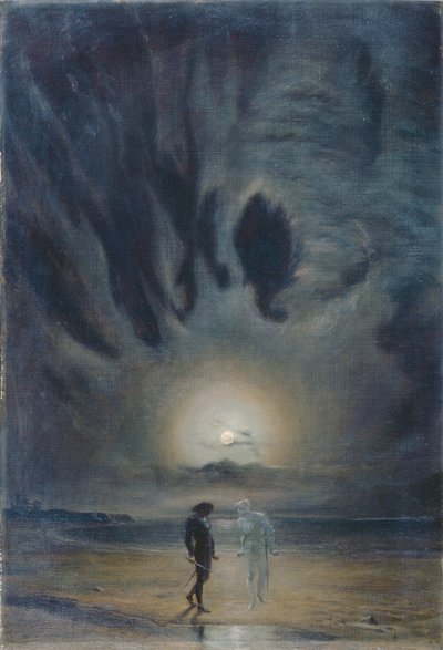 Hamlet und der Geist von Frederic James Shields
