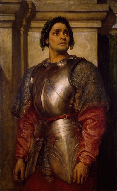 Ein Condottiere von Frederic Leighton