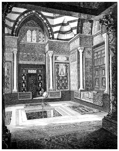 Die Arabische Halle, um 1880-1882 von Frederic Leighton