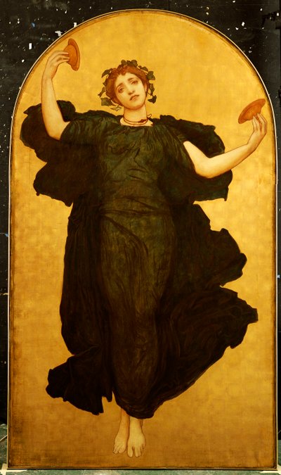 Der Tanz der Zimbelspielerinnen von Frederic Leighton
