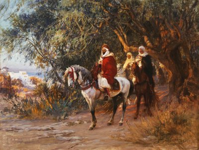 Araber zu Pferd von Frederick Arthur Bridgman