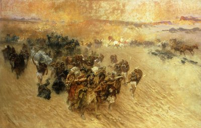 Die Gefangenen des Pharaos von Frederick Arthur Bridgman