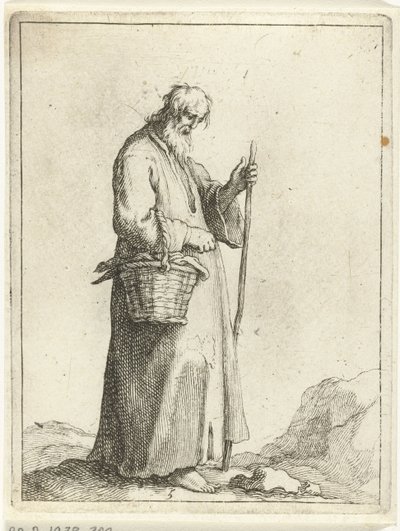 Bauer mit Korb (Serie) von Frederick Bloemaert