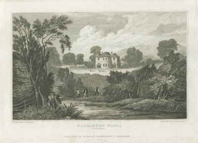 Darlaston Hall: Gravur, undatiert [ca. 1830] von Frederick Calvert