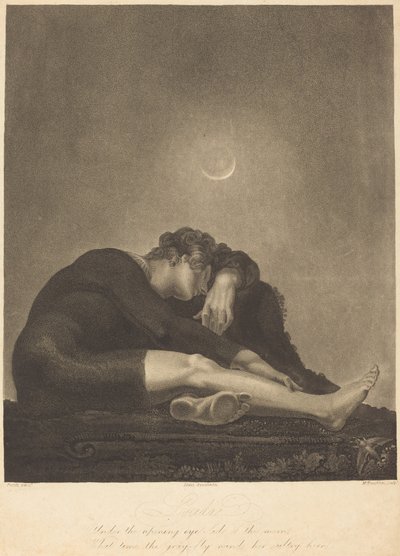 Lycidas von Frederick Christian Lewis I and Moses Haughton II after Henry Fuseli; published by Moses Haughton II