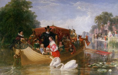 Die glücklicheren Tage von Charles I., 1855 von Frederick Goodall