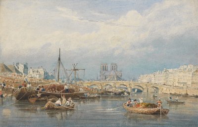 Die Seine mit Notre Dame von Frederick Nash