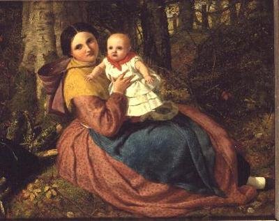 Der Sohn des Künstlers und die Amme von Frederick Richard Pickersgill