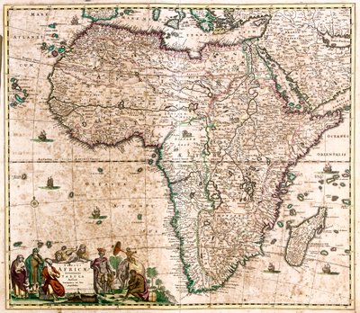 Afrika von Frederick de Wit