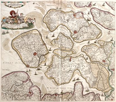 Zeeland, Niederlande von Frederick de Wit