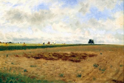 Landschaft mit Heuhaufen von Frederico Rossano