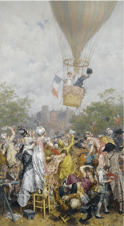 Ballonaufstieg von Frederik Hendrik Kaemmerer