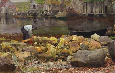 Bei der Fischerhütte von Fredrik Kolstoe