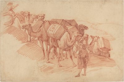 Kamelkarawane von French 18th Century