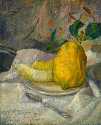 Melone und Zitrone von French 19th Century