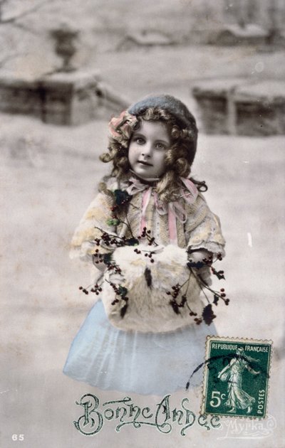 Französische Postkarte datiert circa von French Photographer