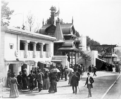 Geschichte der Behausung, Pariser Ausstellung, 1889 von French Photographer