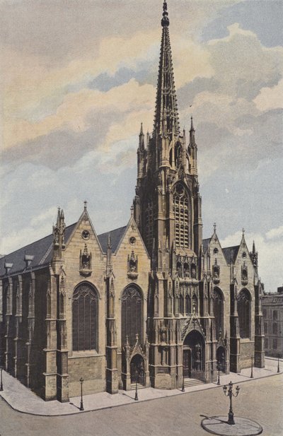 Lille, Westfassade der Kirche Saint-Maurice von French Photographer