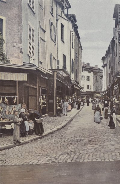 Limoges, Rue de la Boucherie (unterer Teil) von French Photographer