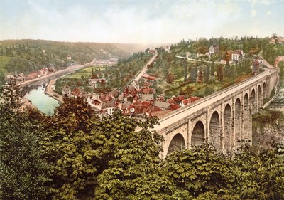 Viadukt de Lanvallay, Dinan, Frankreich von French Photographer